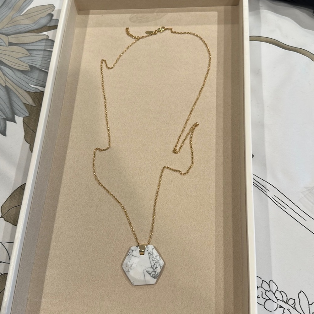 New Marcia Moran Howlite necklace
